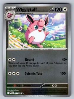 Wigglytuff 077/094 Reverse Holo Uncommon Phantasmal Flames Pokemon Near Mint - Image 1