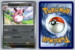 Wigglytuff 077/094 Reverse Holo Uncommon Phantasmal Flames Pokemon Near Mint - Image 3