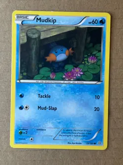 MUDKIP 33/160 COMMON PRIMAL CLASH POKEMON LIGHTLY PLAYED - Image 1
