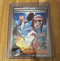 The Pokemon Pokemon TCG Rosa's Encouragement 114/088 Secret Rare Holo - Image 1