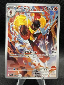 Armarouge 086/084 Illustration Rare Pokemon Pitch Black NM - Image 1