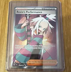 Nintendo Pokemon TCG Roxie's Performance 112/086 Chaos Rising Trainer - Image 1