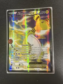 Pokemon TCG Ampharos EX XY Ancient Origins 87/98 Full Art Holo Near Mint - Image 2