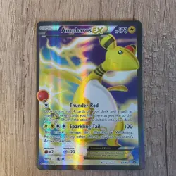 Pokemon TCG Ampharos EX XY Ancient Origins 87/98 Full Art Holo Near Mint - Image 1