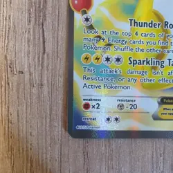 Pokemon TCG Ampharos EX XY Ancient Origins 87/98 Full Art Holo Near Mint - Image 2