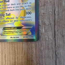 Pokemon TCG Ampharos EX XY Ancient Origins 87/98 Full Art Holo Near Mint - Image 5