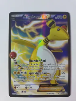 Pokemon TCG Ampharos EX XY Ancient Origins 87/98 Full Art Holo Near Mint - Image 1