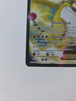 Pokemon TCG Ampharos EX XY Ancient Origins 87/98 Full Art Holo Near Mint - Image 3