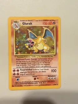 Glurak (Charizard) Base Set 4/102 German Holo Rare 1999 WOTC - Image 1
