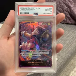 2024 One Piece ST18 EN #060 Monkey D.Luffy PSA 10 GEM MINT - Image 1