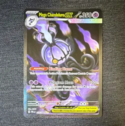 Mega Chandelure EX 115/084 Pitch Black SIR English NM - Image 1