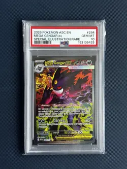 Pokemon TCG Mega Gengar ex 284/217 Me: Ascended Heroes SIR Holo PSA 10 EN - Image 1