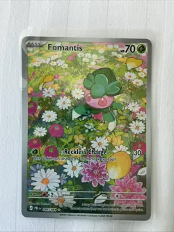 Fomantis 085/084 Illustration Rare Pokemon TCG Pitch Black ME05 English NM IR - Image 1