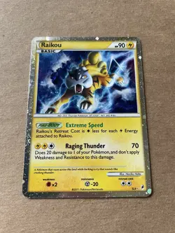 Raikou - SL9/95 - Holo Rare - Call of Legends - Pokemon Card - LP - Image 1