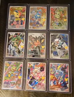 Pokemon First Partner Series 2 Set Of 9 Promo Cards 46-54 - Image 1