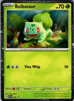 Bulbasaur - (Cosmos Holo) Promo SV: Scarlet & Violet Promo Cards 046 NM Holo - Image 1