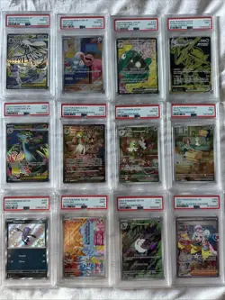 PSA Pokemon Card Lot 12 Cards - Image 1