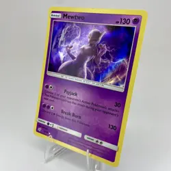 Mewtwo 12/18 Detective Pikachu Holo Rare Pokemon Card Lightly Played LP - Image 2