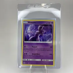 Mewtwo 12/18 Detective Pikachu Holo Rare Pokemon Card Lightly Played LP - Image 5
