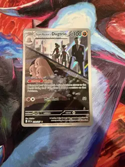 Pokemon Card - Team Rocket’s Dugtrio IR 239/217 - Image 1