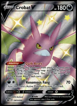 Crobat V - Holo Promo SWSH: Sword & Shield Promo Cards SWSH098 NM - Image 1