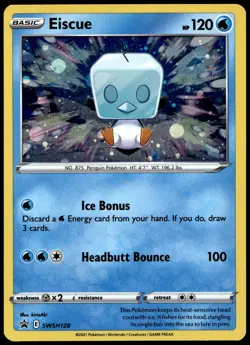 Eiscue Holo Promo SWSH: Sword & Shield Promo Cards SWSH128 NM - Image 1