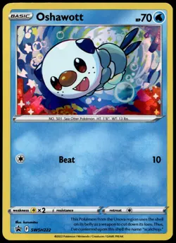 Oshawott - Holo Promo SWSH: Sword & Shield Promo Cards SWSH222 NM - Image 1