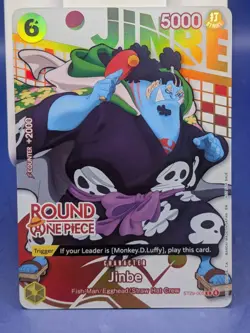 Jinbe ST29-005 C ROUND1 Promo ONE PIECE Card Game English - Image 1