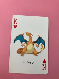 Charizard pokemon Playing Poker Card Leaf green Venusaur Nintendo Japanese - Image 2