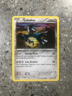 Pokemon TCG Cards Cobalion 91/113 Legendary Treasures Holo Rare NM-M - Image 1