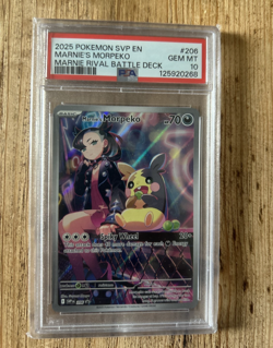 PSA 10 Marnie's Morpeko Marnie Deck Promo SVP 206 GEM MINT Graded Pokemon Card - Image 2