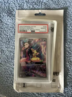 PSA 10 Marnie's Morpeko Marnie Deck Promo SVP 206 GEM MINT Graded Pokemon Card - Image 3