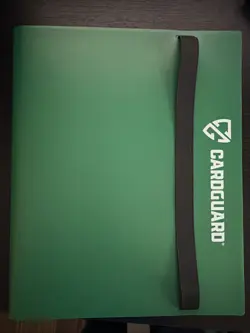 CardGuard Green Pro-Folio Trading Card Binder 9-Pocket, Holds 360 Cards - Image 1