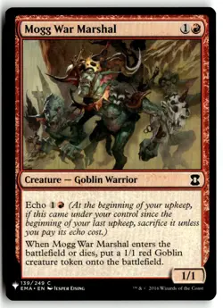 Mogg War Marshal Lightly Played 139 The List Reprints Magic: The Gathering - Image 1