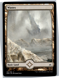 Wastes () - Full Art C Oath of the Gatewatch 183 NM - Image 1