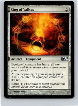 Magic the Gathering Ring of Valkas Magic 2013 (M13) MTG Free Shipping! - Image 1