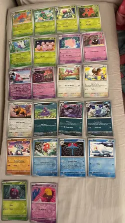 Pokemon TCG Scarlet & Violet 151 Lot Of 46 Reverse Holo Common No Duplicates! - Image 1