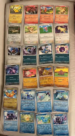 Pokemon TCG Scarlet & Violet 151 Lot Of 46 Reverse Holo Common No Duplicates! - Image 2