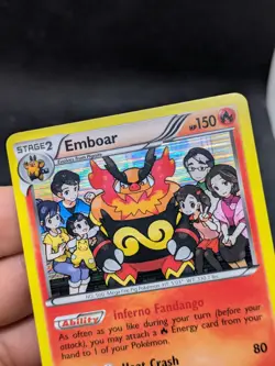 Emboar 27/113 Holo Rare Legendary Treasures Pokemon LP EXCELLENT - Image 2
