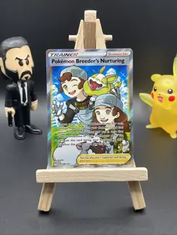 Pokemon Breeder's Nurturing (Full Art) 188/189 Swsh03: Darkness Ablaze Holo - Image 1