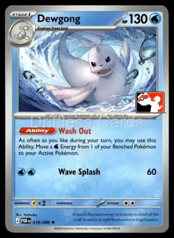 Dewgong 019/088 Rare Prize Pack Series Cards Pokemon NM/M - Image 1