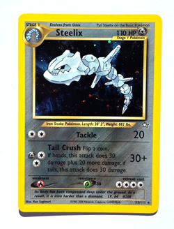 Steelix 15/111 Neo Genesis Holo Rare N1 Metal Unlimited 2000 Pokemon NM - Image 5