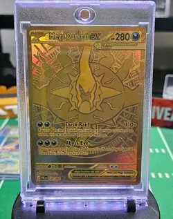 Pokemon TCG Mega Darkrai EX Gold Hyper Rare 120/084 - Image 1