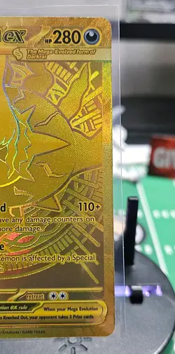 Pokemon TCG Mega Darkrai EX Gold Hyper Rare 120/084 - Image 3