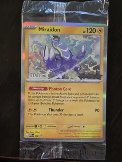 SEALED Pitch Black prerelease STAFF promos MEP 082, 083, 084, & 085 - Image 1
