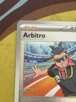 Pokemon ‘Arbitro’ Judge 076/088 - ITALIAN Stamped STAFF Promo - Regional - Image 3