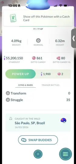 Pokemon Go Shiny Ditto Hat ( Background) - Image 2
