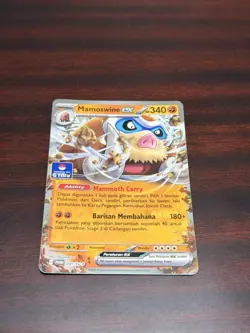 Pokemon TCG Bahasa Indonesia Language Mamoswine GYM Promo 241/SV-P - Image 1