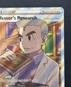 Professor's Research [Professor Oak] (Full Art) 024/025 Holo Pokemon Single - Image 3