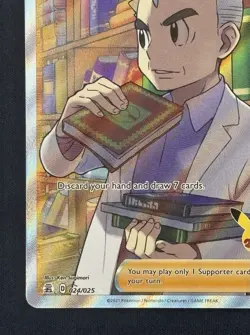 Professor's Research [Professor Oak] (Full Art) 024/025 Holo Pokemon Single - Image 5